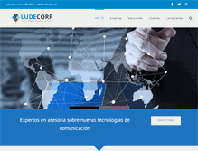 Tablet Screenshot of ludecorp.com